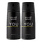 Axe You Deodorant + Body Spray, 150ml (Pack of 2)