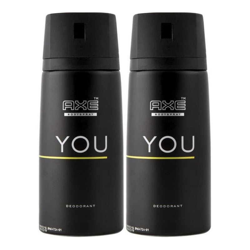 Axe You Deodorant + Body Spray, 150ml (Pack of 2)