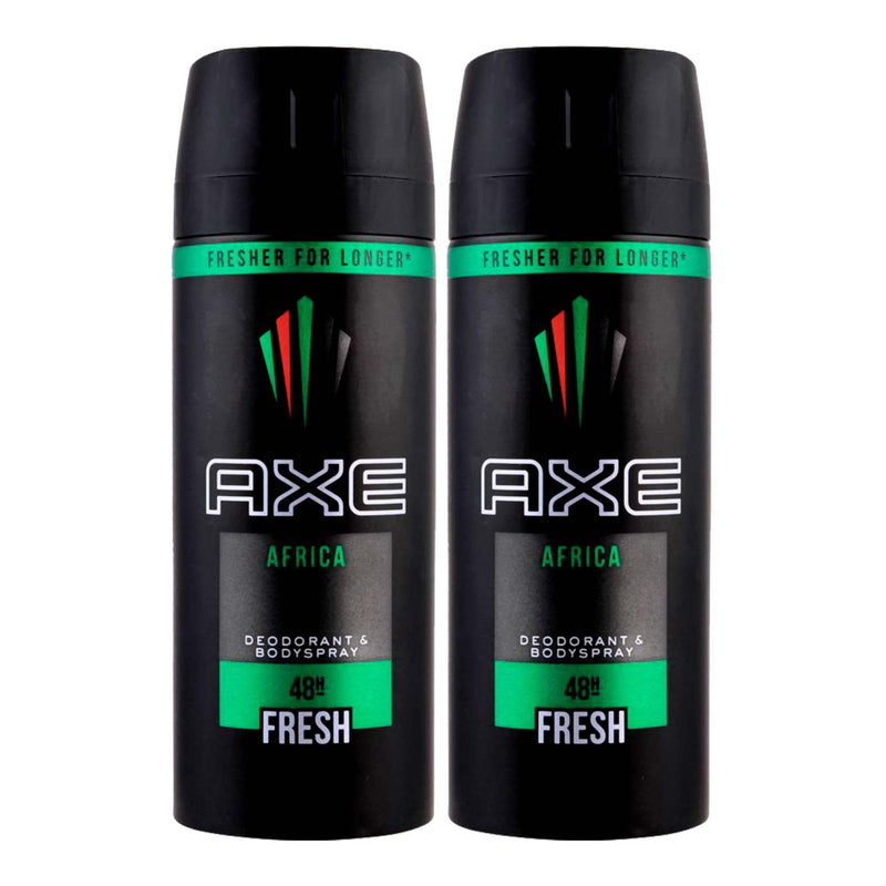 Axe Africa Deodorant + Body Spray, 150ml (Pack of 2)