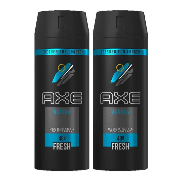 Axe Alaska Deodorant + Body Spray, 150ml (Pack of 2)