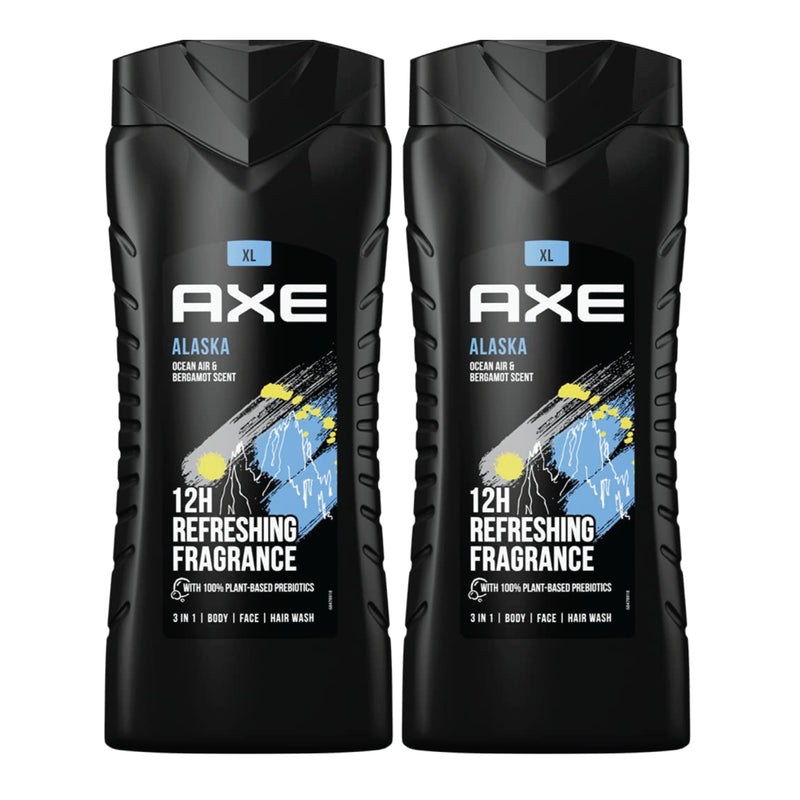 Axe Alaska Ocean Air & Bergamot Body Wash, 8.45oz (250ml) (Pack of 2)