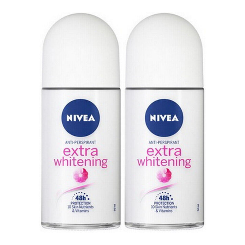 Nivea Extra Whitening Anti-Perspirant Deodorant, 1.7oz (Pack of 2)