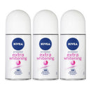 Nivea Extra Whitening Anti-Perspirant Deodorant, 1.7oz (Pack of 3)