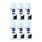 Nivea Black & White Invisible Pure Deodorant, 1.7oz(50ml) (Pack of 6)