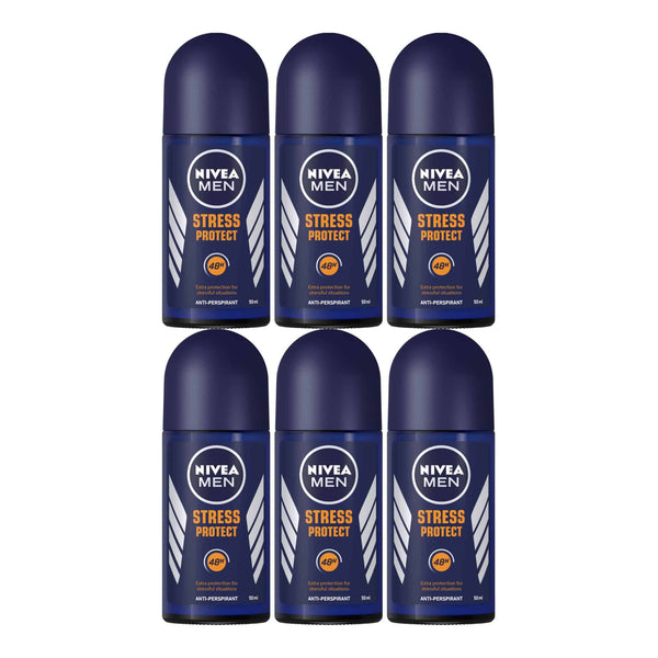 Nivea Men Stress Protect Anti-Perspirant Deodorant, 1.7oz (Pack of 6)