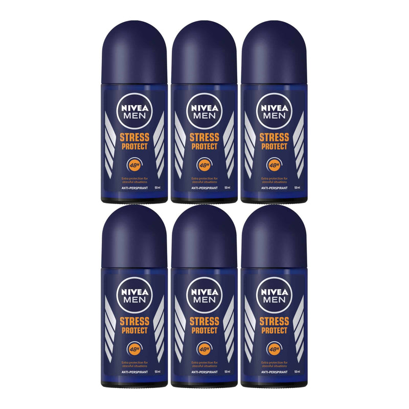 Nivea Men Stress Protect Anti-Perspirant Deodorant, 1.7oz (Pack of 6)