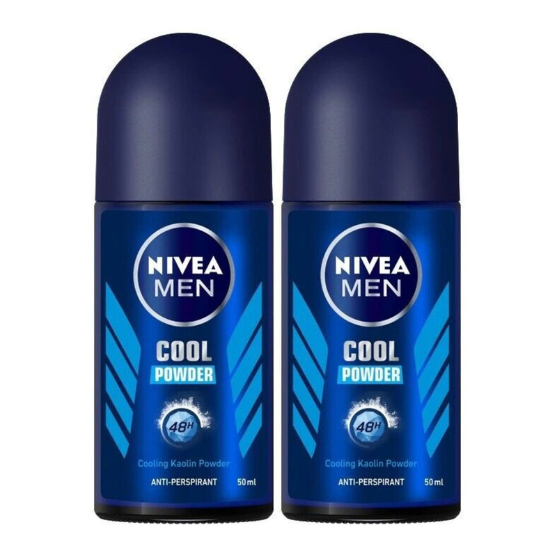 Nivea Men Cool Powder Anti-Perspirant Deodorant, 1.7oz (Pack of 2)