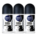 Nivea Black & White Invisible Original Deodorant, 1.7oz (Pack of 3)