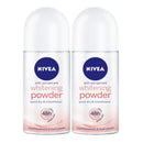 Nivea Whitening Powder Anti-Perspirant Deodorant, 1.7oz (Pack of 2)