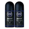 Nivea Men Deep Black Charcoal Dark Wood Deodorant, 1.7oz (Pack of 2)