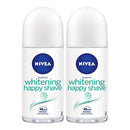 Nivea Whitening Happy Shave Antiperspirant Deodorant,1.7oz (Pack of 2)