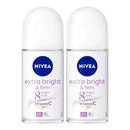 Nivea Extra Bright & Firm Vitamin C Deodorant, 1.7oz (Pack of 2)