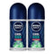 Nivea Men Cool Kick Extra Dry Freezy Green Roll-On Deodorant, 1.7oz (Pack of 2)