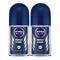 Nivea Men Protect & Care Roll-On Deodorant, 1.7oz (50ml) (Pack of 2)