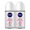 Nivea Pearl & Beauty Roll-On Deodorant, 1.7oz (50ml) (Pack of 2)