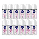 Nivea Pearl & Beauty Roll-On Deodorant, 1.7oz (50ml) (Pack of 12)