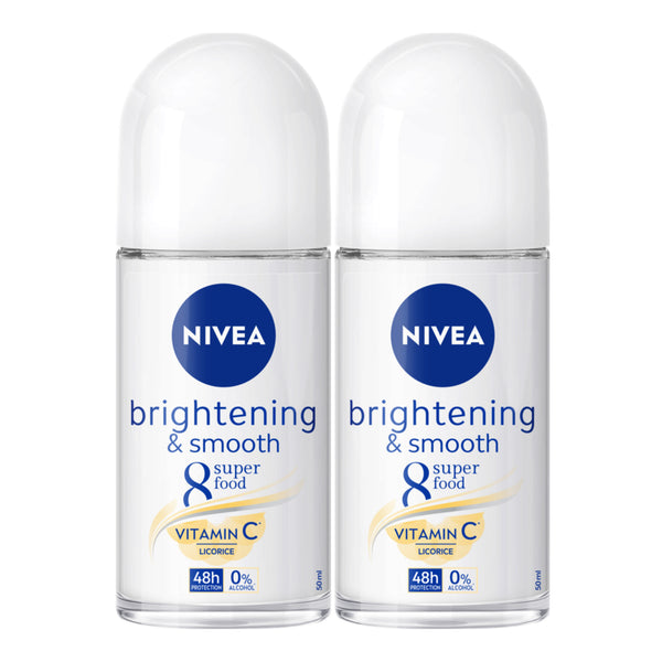 Nivea Brightening & Smooth Vitamin C Deodorant, 1.7oz (Pack of 2)