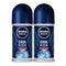 Nivea Men Cool Kick Extra Dry Cool Blue Roll-On Deodorant, 1.7oz (Pack of 2)