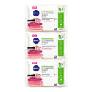 Nivea Cleansing Wipes Dry & Sensitive Skin, 25 Count (Pack of 3)