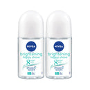 Nivea Brightening Happy Shave 8 Superfood Roll-On Deodorant, 1.7oz (Pack of 2)