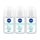 Nivea Brightening Happy Shave 8 Superfood Roll-On Deodorant, 1.7oz (Pack of 3)