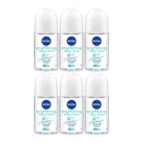 Nivea Brightening Happy Shave 8 Superfood Roll-On Deodorant, 1.7oz (Pack of 6)