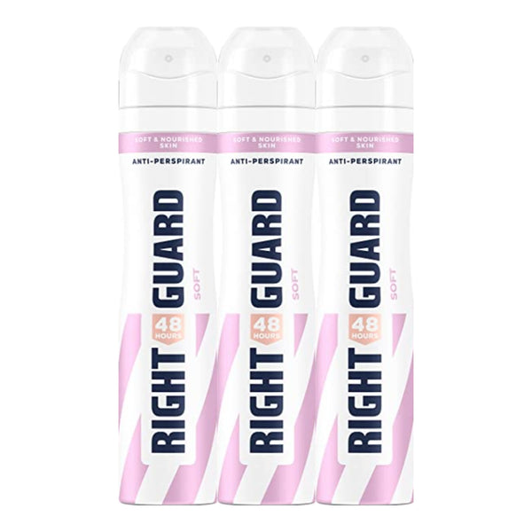Right Guard Women's Soft Anti-Perspirant Spray, 8.45oz (Pack of 3)