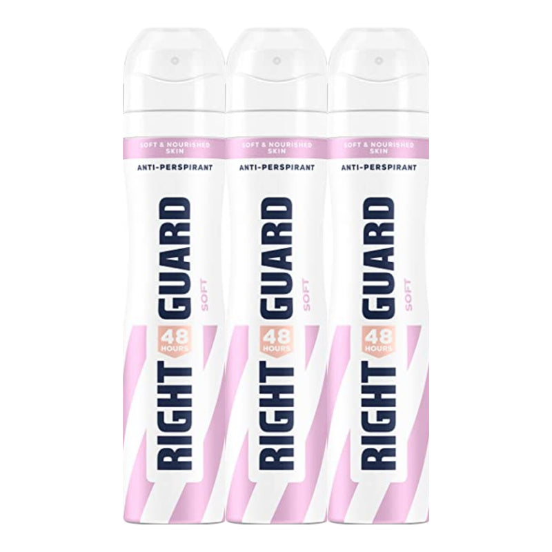 Right Guard Women's Soft Anti-Perspirant Spray, 8.45oz (Pack of 3)