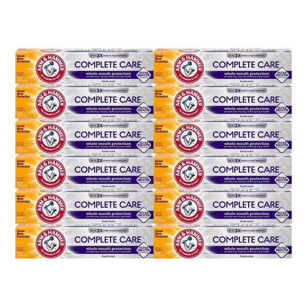 Arm & Hammer Complete Care Whole Mouth Protection Fresh Mint, 6oz. (Pack of 12)
