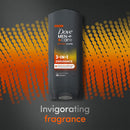Dove Men 3-In-1 Endurance Body Face & Hair Wash, 13.52oz (400ml)