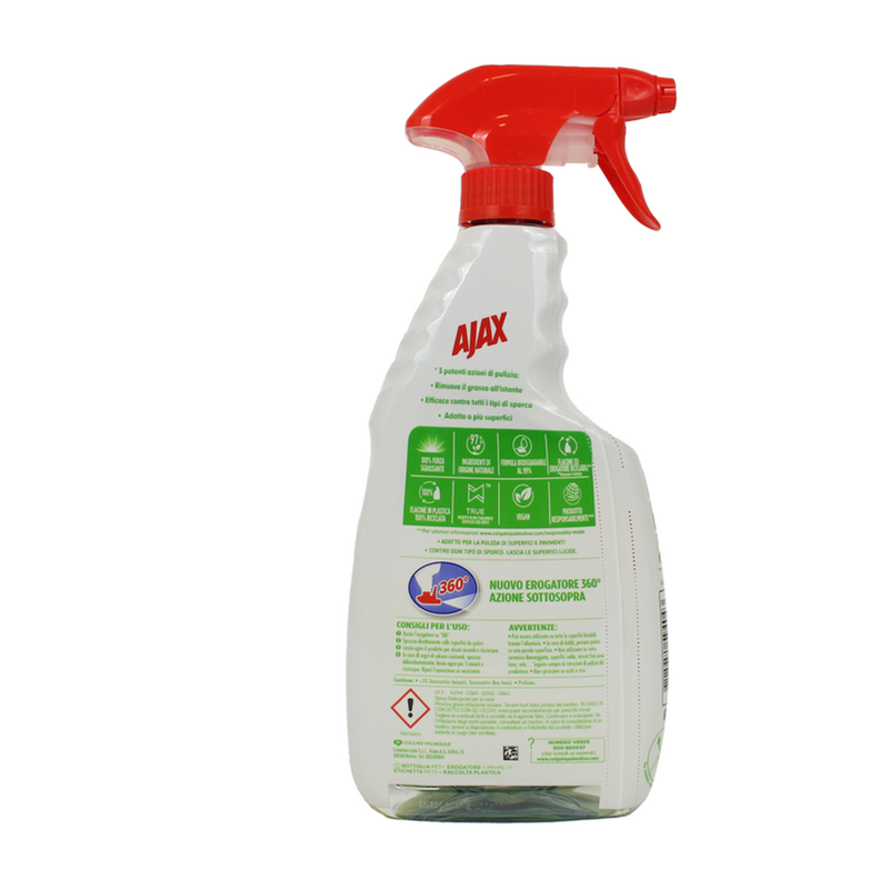 Ajax Sgrassatore Universale (Universal Degreaser) Spray, 20.5oz