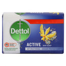 Dettol Active Antibacterial Soap Bar, 3.5oz (100g)