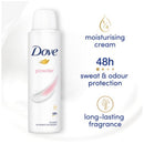 6 Pack x Dove Powder Fresh 48H Anti-Perspirant Deodorant Spray, 5oz (150ml)