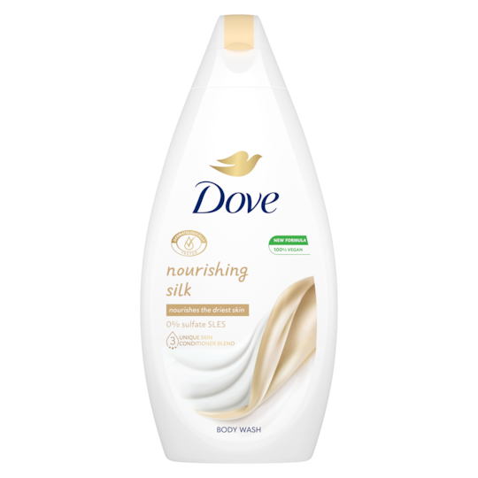 Dove Nourishing Silk Dry Skin Body Wash, 16.9oz