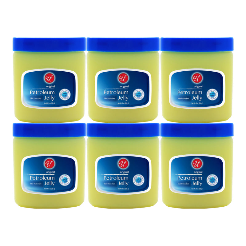 Petroleum Jelly Skin Protectant - Original Scent, 8oz (226g) (Pack of 6)