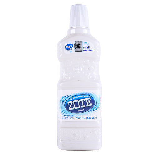 White Zote Liquid Laundry Soap, 33.81 fl oz (1L)