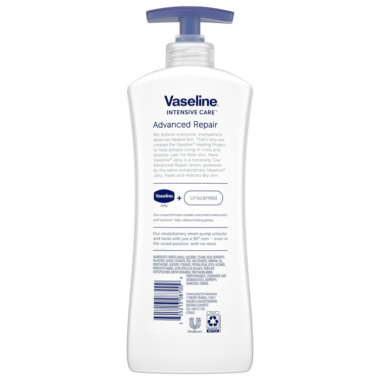 Vaseline Intensive Care Advanced Repair Body Lotion, 20.3oz (600ml) (Pack of 3)