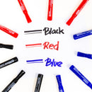 Chisel Tip Desk Style Assorted Color Permanent Marker (3/Pack)