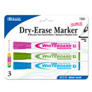 Chisel Tip Bright Color Dry-Erase Markers (3/Pack)