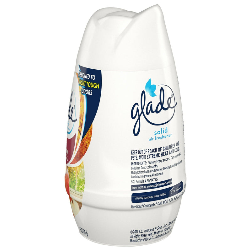 Glade Solid Air Freshener Apple Cinnamon, 6 oz (Pack of 6)