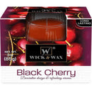 Wick & Wax Black Cherry Box Candle, 3oz (85g)