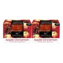 Wick & Wax Apple Cinnamon Box Candle, 3oz (85g) (Pack of 2)