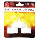 LED Tealight Candles with Batteries, 3 Count