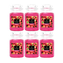 Wick & Wax Strawberry Original Large Jar Candle, 18oz. (Pack of 6)