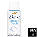 Dove Classic Fresh 48H Anti-Perspirant Deodorant Spray, 5oz (150ml)
