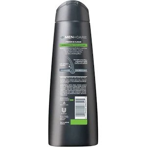 Dove Men + Care Fresh & Clean 2 in 1 Shampoo + Conditioner, 400ml (Pack of 12)