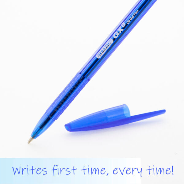 GX-8 (12/Pack) Blue Oil-Gel Ink Pen
