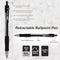 Spencer Black Retractable Pen w/ Cushion Grip (4/Pack)