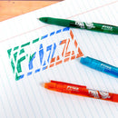 Frizz Fashion Color Erasable Gel Retractable Pen with Grip