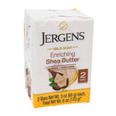 Jergens Enriching Shea Butter Mild Soap Bar, 2 Bars (3oz Each)